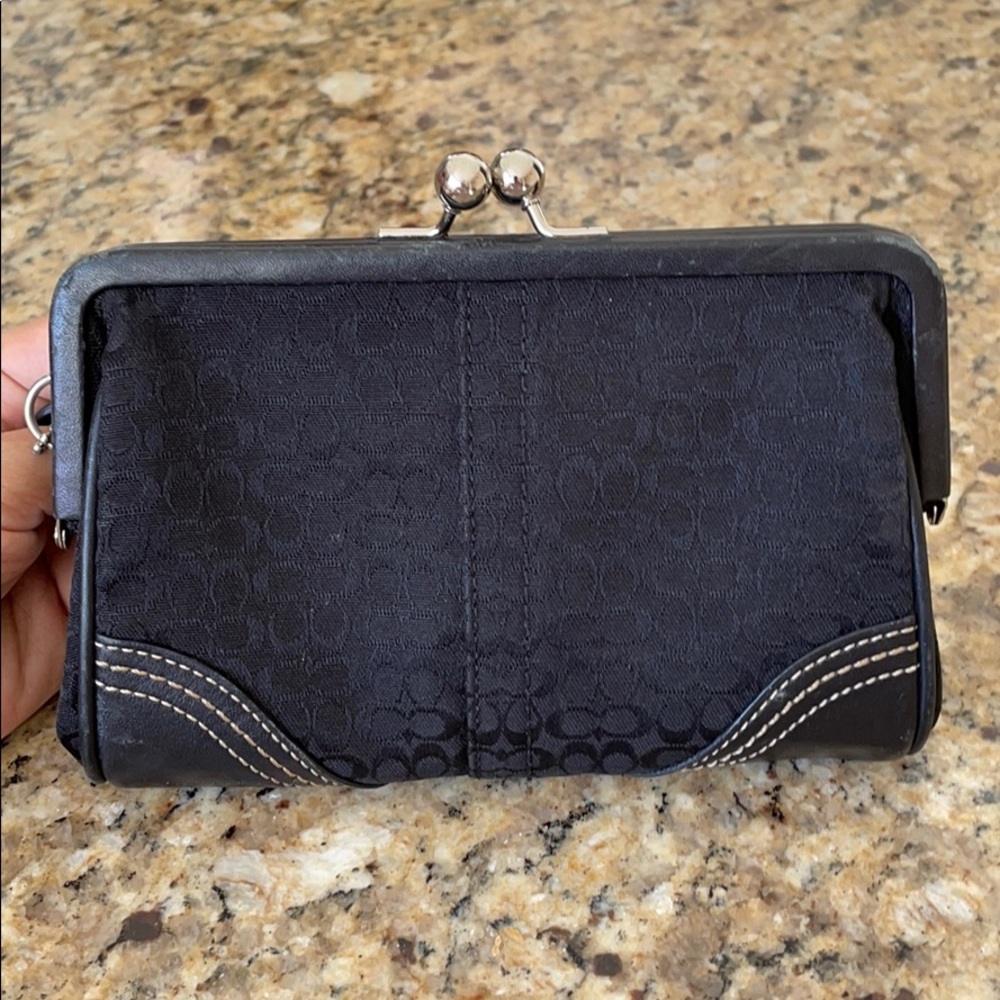 Black Coach clutch